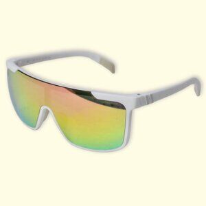 Blenders Active SciFi Pride III Matte White Navigator w/ PureBlend Mirror Lens